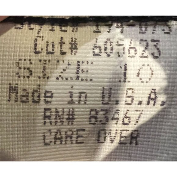 Mica Women's VTG Dress Size 10 Black White Polka Dot Red Rose Sleeveless 90's - Picture 12 of 14